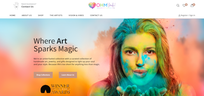 award winning OHMyeah.com website